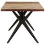 Dining Table 180x90x76 cm Solid Reclaimed Wood Image 3
