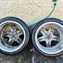 R19 5x120 BMW style 351M OEM staggered alloy wheels with tyres and tpms Image 5
