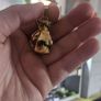 gold boxing pendant Image 2