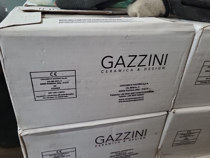 gazzini ceramic white glossy kitchen tiles 17 packs