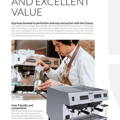 UNIC CLASSIC 2  Professional Espresso & Cappuccin