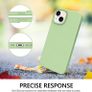 Liquid Silicone Shockproof Case For iPhone 13 Luxury Soft Phone Cover Matcha Green New - FHT9IP13LK Image 6