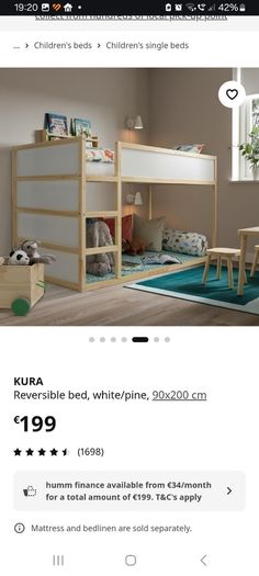 Ikea Kura Bed