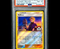 Volkner 135a/156 - 4th Place PSA 8 Near Mint - Mint Graded League Challenge Stamped Promo Sun and Moon 2019
