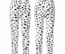 Kids star print leggins age 5-6