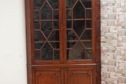 Georgian Mahogany Corner Cabinet