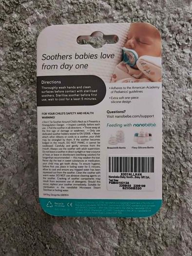 Nanobebe Flexy Soother 0-3 months 3 pack
