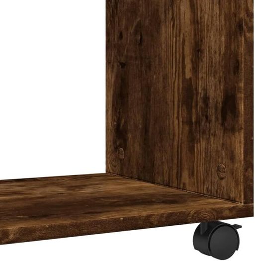 Side Table Cabinet Rolling Wheels