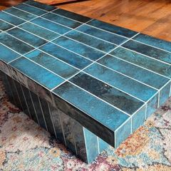 Bespoke handmade one off tiled Coffee Table
