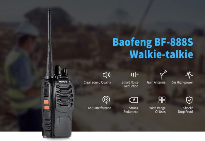 Pro Two-Way Radio 400-470MHz Walkie Talkie