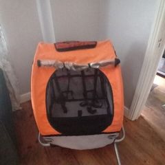 double child bike trailer
