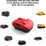 Replacement For DeWalt For Milwaukee DM18SNAP Battery To Snap On Tool Adapter Image 3