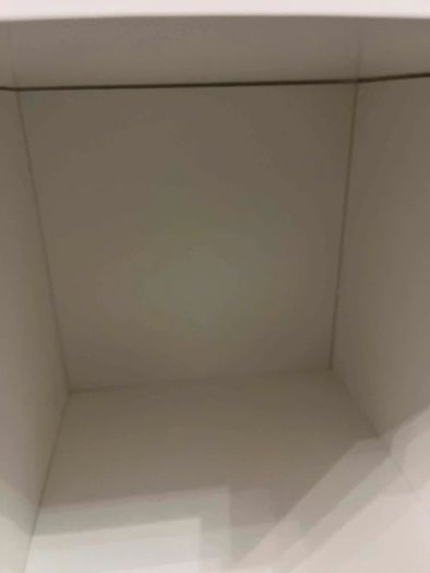 White IKEA Kallax Insert with Door & Knob