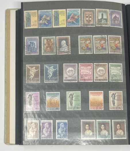 Collection: Vatican City Stamps both mint and used along with some miniature sheets on 40 pages