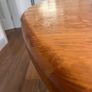 Solid oak Dining table round, extendable Image 8