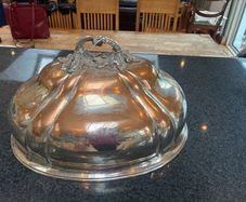 Antique Silver Plated Meat Cover. Price reduced by 50%