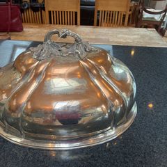 Antique Silver Plated Meat Cover. Price reduced by 50%