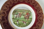 Vintage Collectible Arklow Pottery Plate Hunting