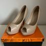 Sunrise Pearl/Beige Peep Toe Heel Image 2