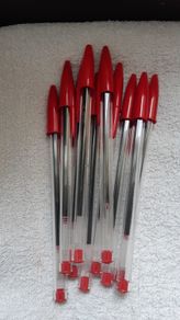 BIC Cristal Original Ballpoint Pen Medium 1.0 mm Red Black Pack of 20 Home Office School College