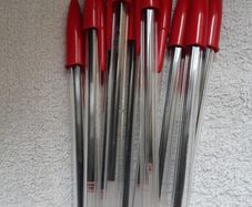 BIC Cristal Original Ballpoint Pen Medium 1.0 mm Red Black Pack of 20 Home Office School College