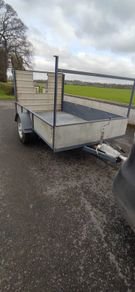 heavy duty single axel trailer