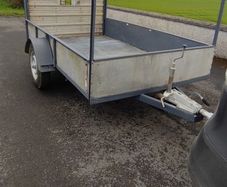 heavy duty single axel trailer