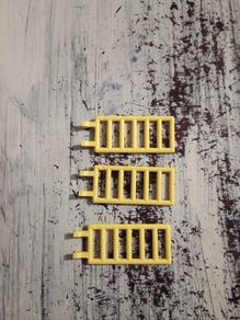 lego stairs yellow city star wars castle mine 3 pieces