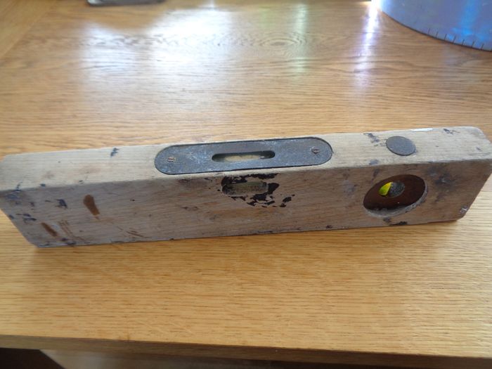 Vintage  Hand Made Carpenters Spirit level for Sale