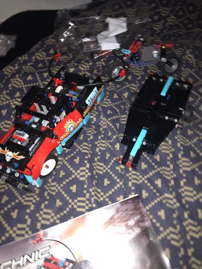 Lego Technic Set : Truck and bike technic set w box