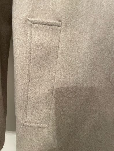 beige long coat
