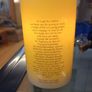 carlo acutis candle,battery operated,with prayer on the back,vanilla scented,comes in  a box. Image 2