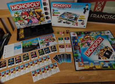 Monopoly Gamer ! Battle For The Highest Score ! COMPLETE ! Board game ! Nintendo ! Hasbro ! Super Mario !