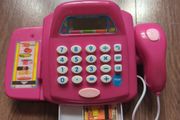 Toy cash machine and card reader