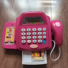 Toy cash machine and card reader