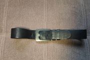 Dark brown leather belt