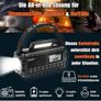 Crank Radio with Solar & Hand Crank, Emergency Radio with 20,000 mAh Power Bank, Outdoor, Camping & Survival, AM/FM Radio with LCD Display Image 2