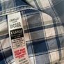Men's navy check shirt size xl Image 5