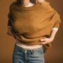 Stradivarius Ochre Soft Touch Oversized Sweater Jumper Image 2