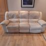 3 + 2 cream leather recliners Image 4
