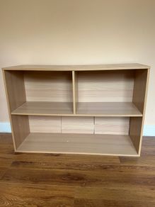 Oak Effect Storage Unit Bookcase Shelving Unit