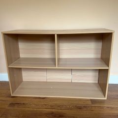 Oak Effect Storage Unit Bookcase Shelving Unit
