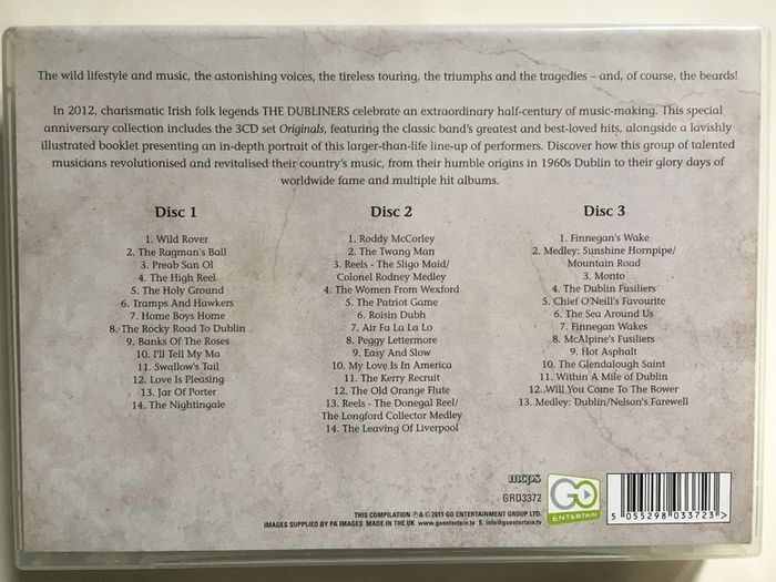 The Dubliners [2011] Originals (3xCD Boxset Album)