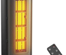 Heater, 2000W PTC Electric Heater with 4 Modes, Energy-Saving-ECO-Mode, 90 Oscillation, 24H Timer, Remote Control, Quiet& Powerful Fan Heater