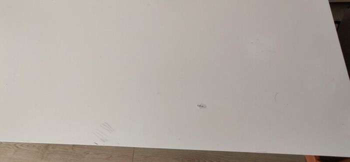 IKEA MICKE desk, white, 142x50 cm, 2 drawers