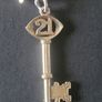 Vintage sterling silver padlock charm bracelet Image 6