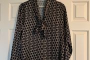 Gallery Chain Print Dressy Top