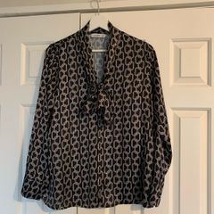Gallery Chain Print Dressy Top