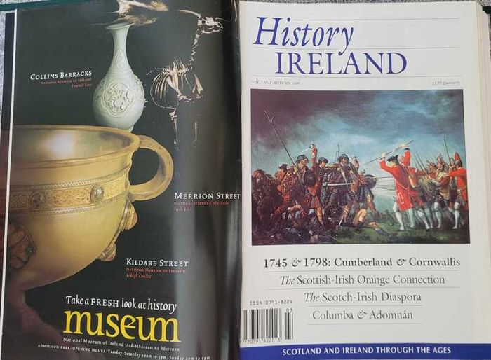 History Ireland Magazine 12 Issues 1999 to 2001 with Official Binder