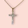 Cross Design Zircon  Necklace Image 3